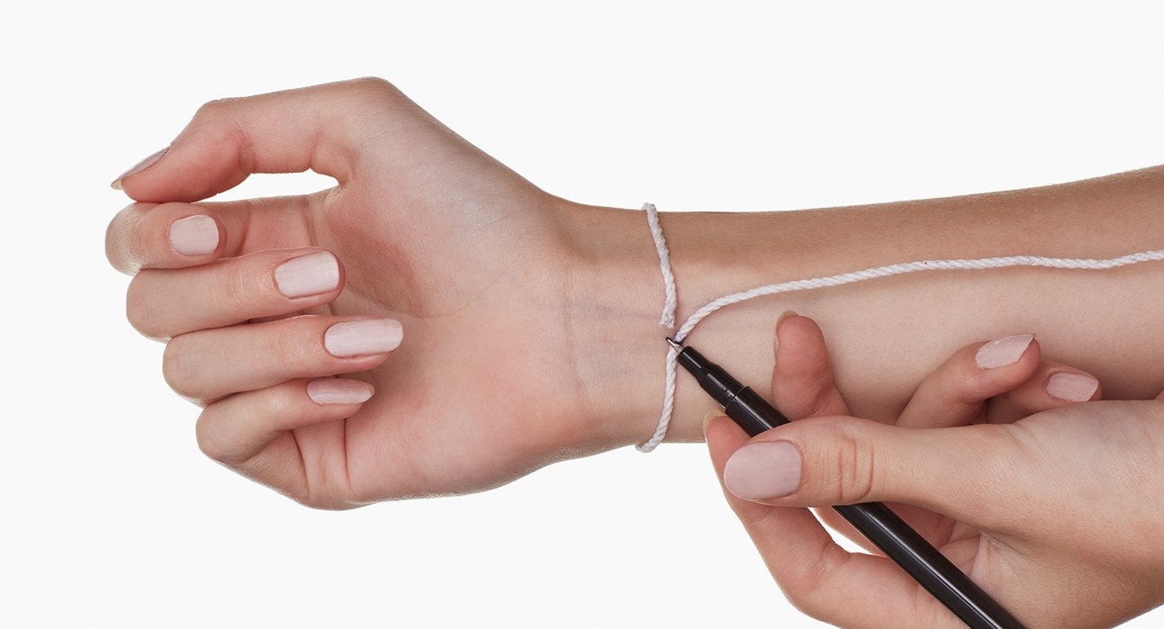 bracelet measure method 2