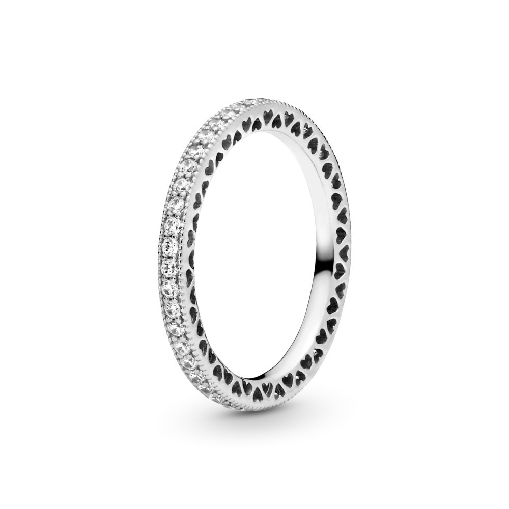 PANDORA Rose ring with clear cubic zirconia