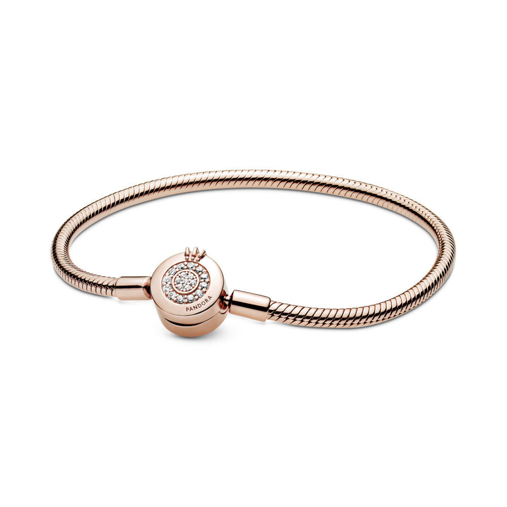 צמיד רוז מומנטס כתר Pandora נוצץ צמיד רוז מומנטס כתר Pandora נוצץ