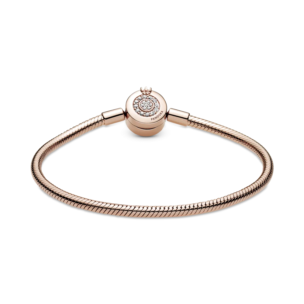 צמיד רוז מומנטס כתר Pandora נוצץ צמיד רוז מומנטס כתר Pandora נוצץ