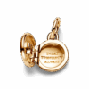 תליון ציפוי זהב מנעול נפתח ניתן לחריטה תליון ציפוי זהב מנעול נפתח ניתן לחריטה
