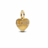 תליון מנצנץ Love ציפוי זהב תליון מנצנץ Love ציפוי זהב