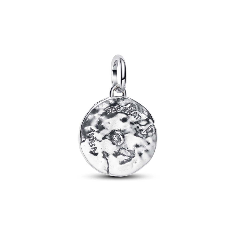 מדליון כסף פריחת הדובדבן וזירקוניה מדליון כסף פריחת הדובדבן וזירקוניה