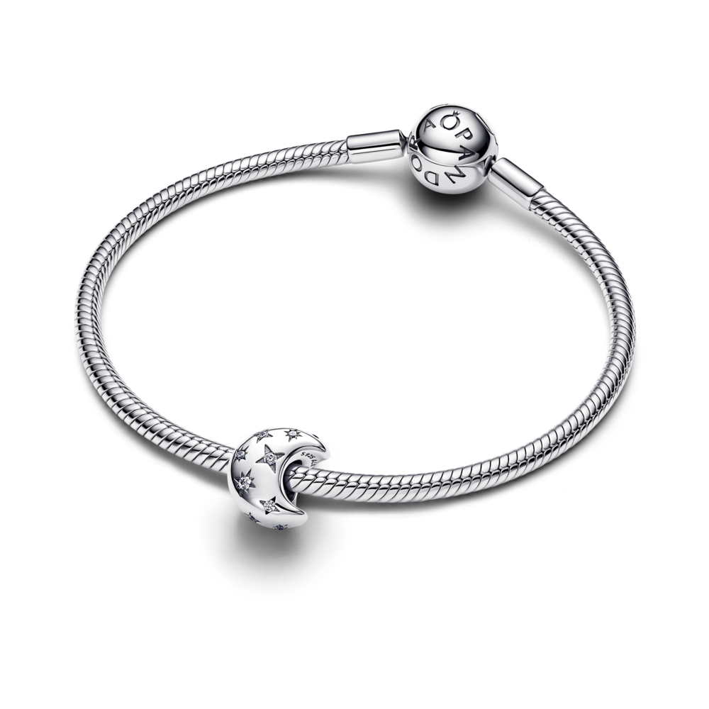 צארמ כסף ירח בשיבוץ זרקונים צארמ כסף ירח בשיבוץ זרקונים