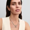 עגילי חישוק כסף טייני ספארקל