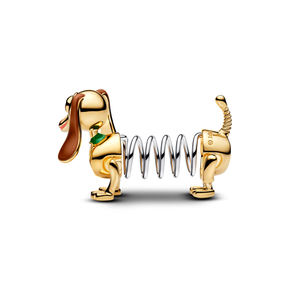צארמ כסף וציפוי זהב Slinky Dog צעצוע של סיפור