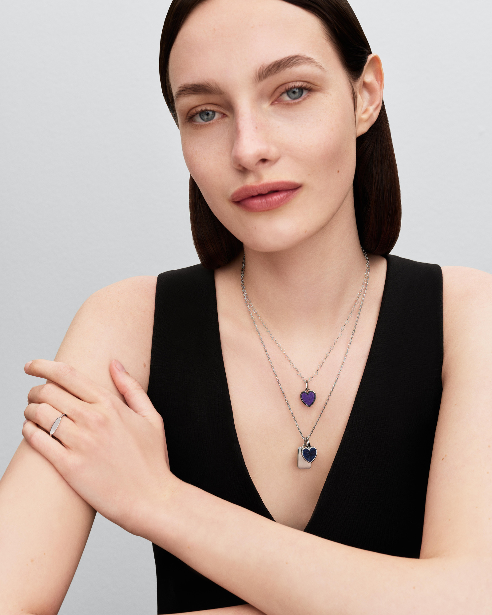 תליון כסף מלבני ניתן לחריטה